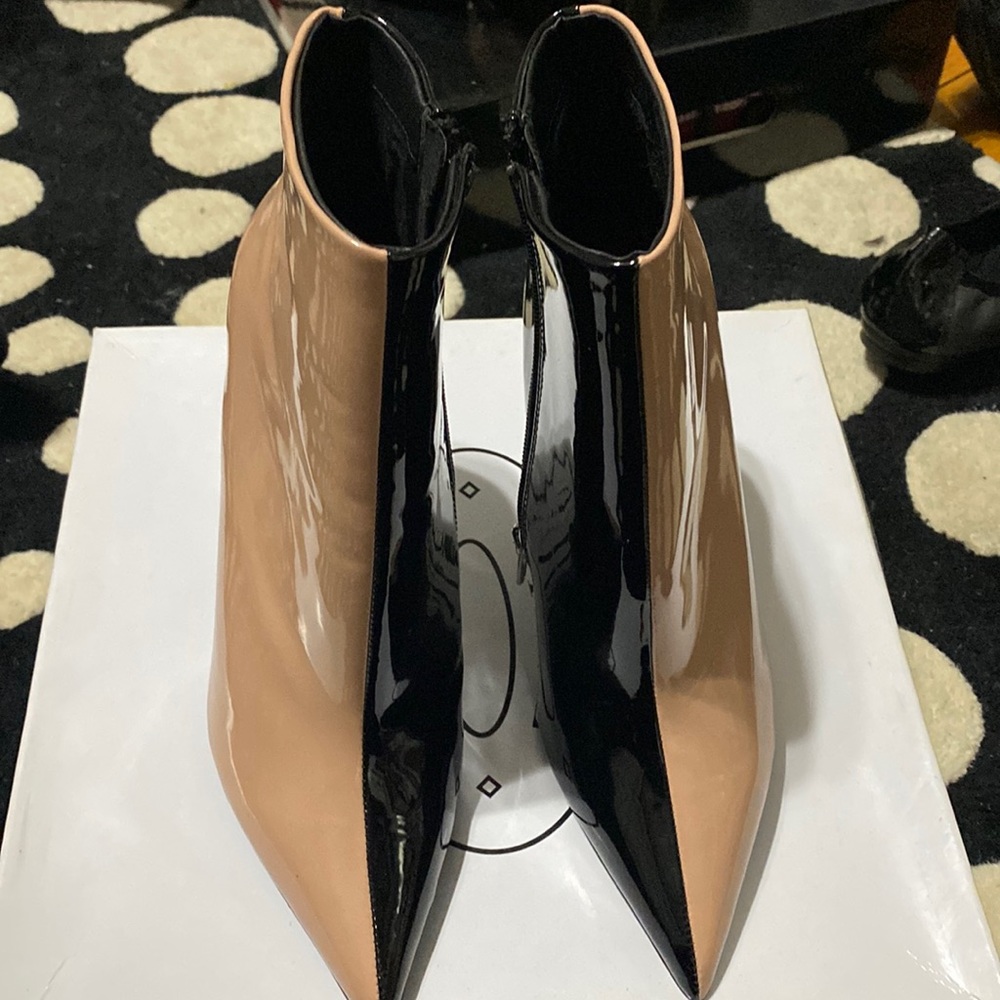 Steve Madden patent leather bootie